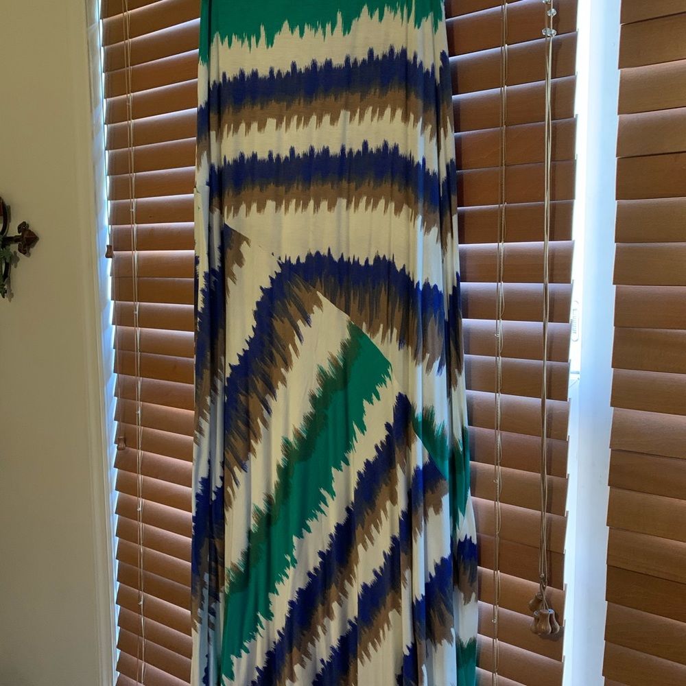 Multi color maxi skirt size medium worn once